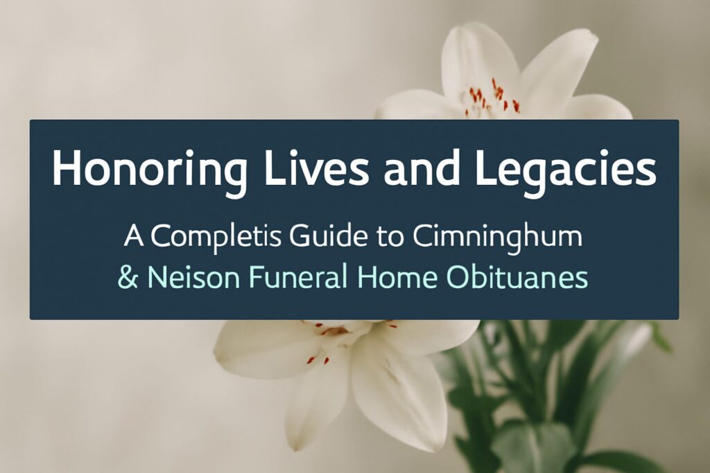 Cunningham & Nelson Funeral Home Obituaries Guide