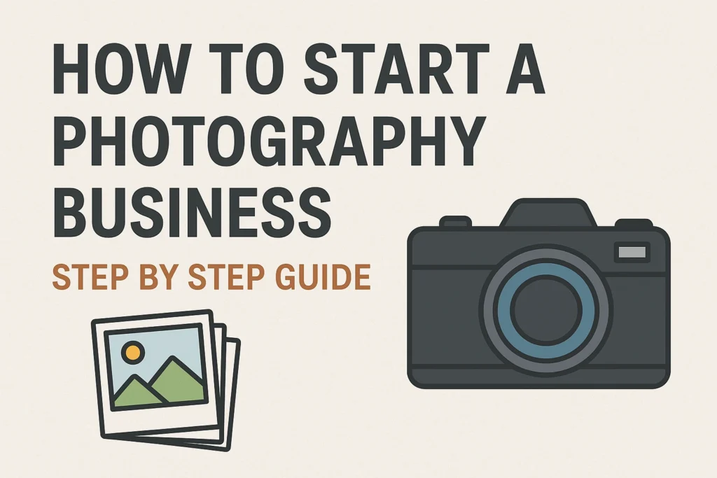how to start a photography business