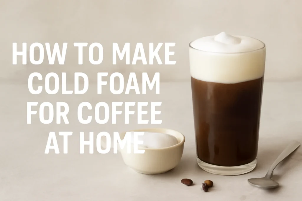 how to make cold foam