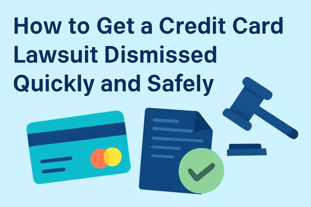 how to get a credit card lawsuit dismissed