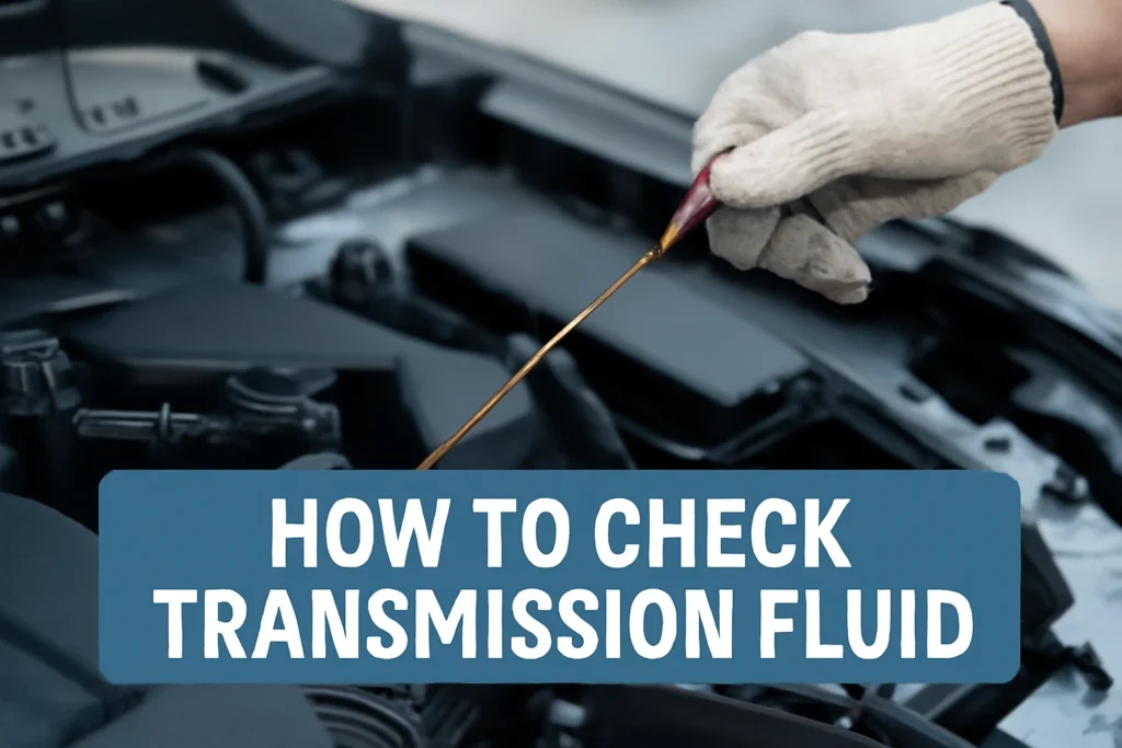 how to check transmission fluid