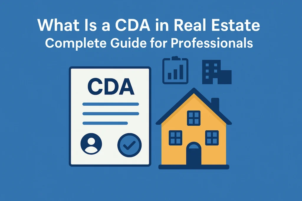 what is a cda in real estate